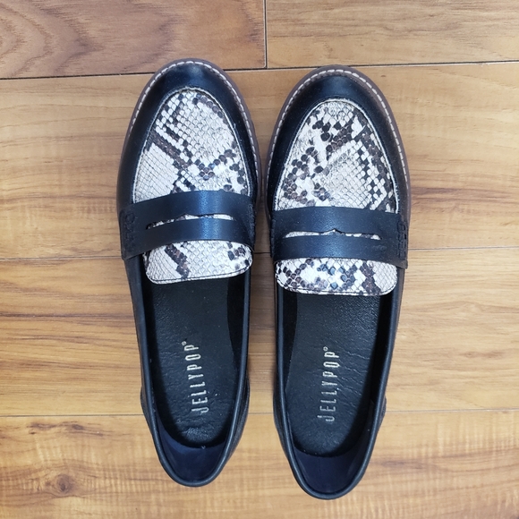 Jellypop Shoes Jellypop Snakeskin Loafers Poshmark